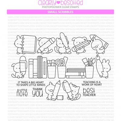 Clearly Besotted Stempel -  Small Scribbles